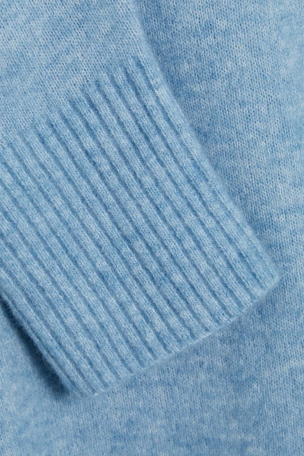 HELMUT LANG Mélange brushed wool-blend sweater