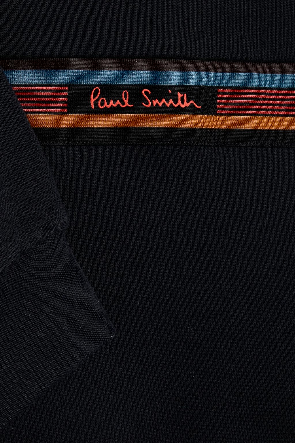 PAUL SMITH Appliquéd cotton-blend sweatshirt