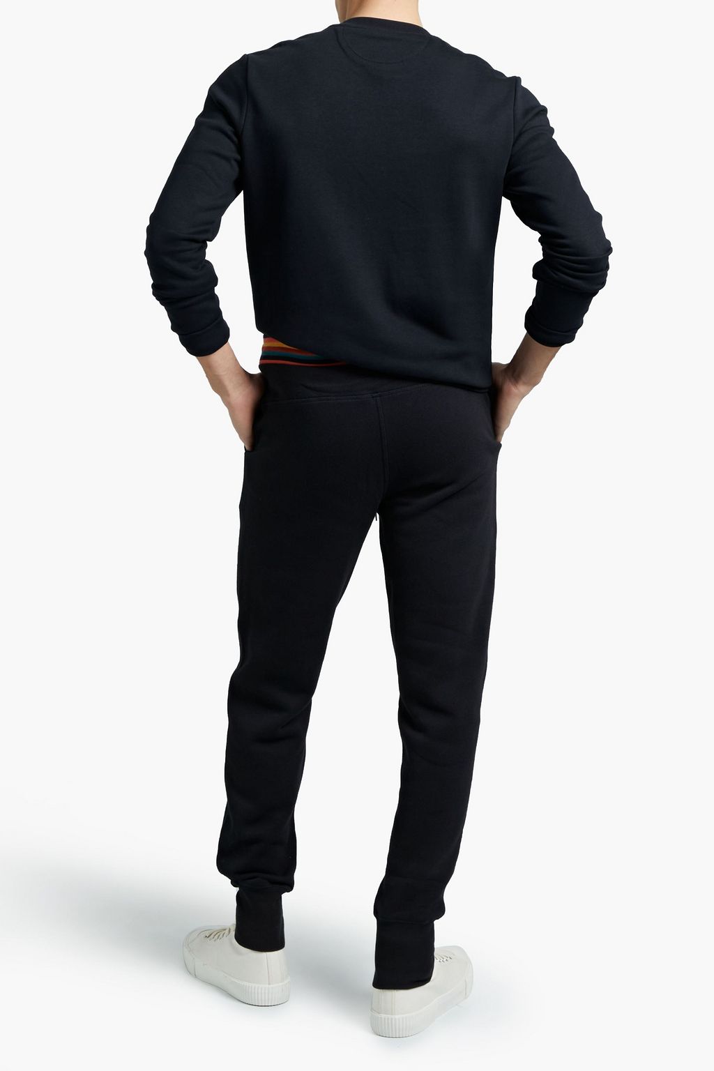 PAUL SMITH Appliquéd cotton-blend sweatshirt