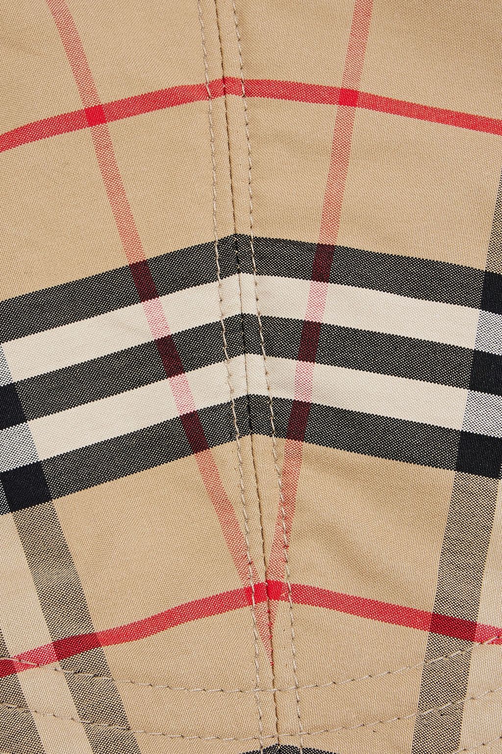 BURBERRY Checked cotton-canvas bucket hat