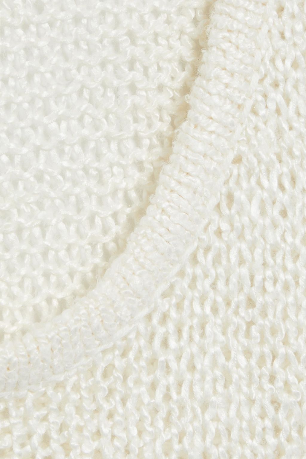 HELMUT LANG Open-knit silk tank
