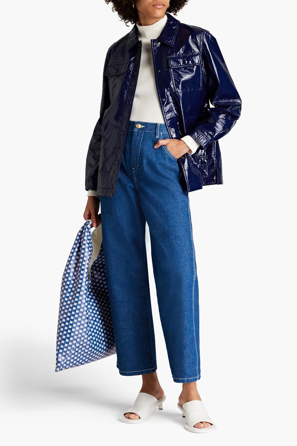 TORY BURCH High-rise straight-leg jeans