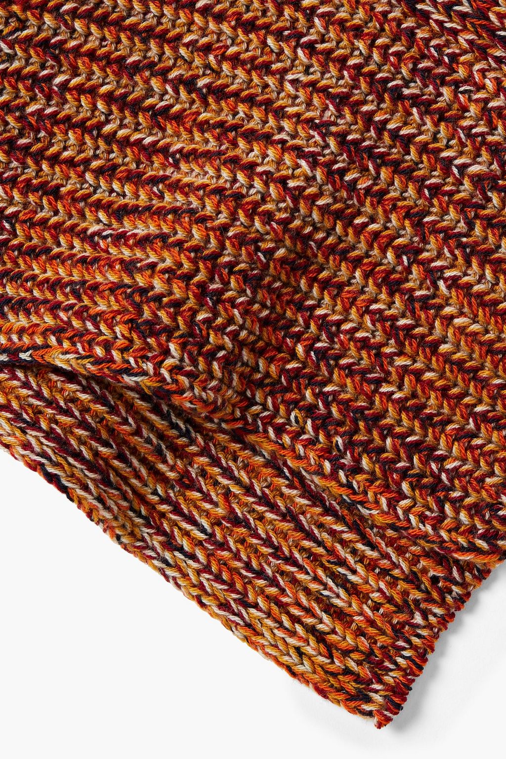 MISSONI Melierter Kragen aus einer gerippten Kaschmirmischung