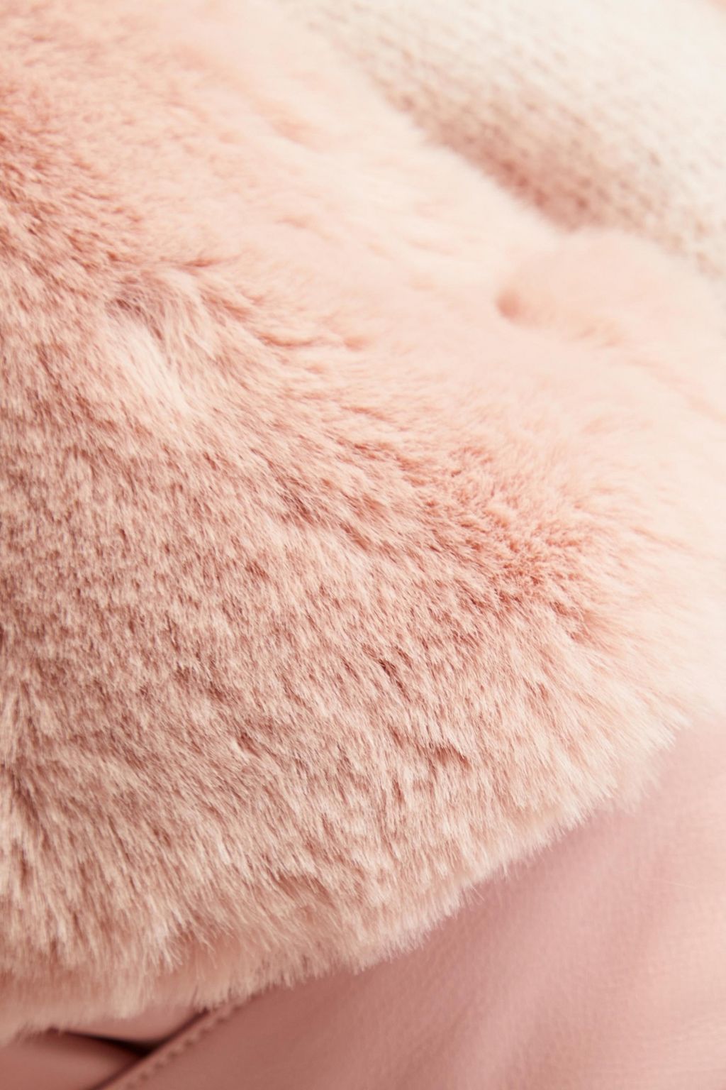 JAKKE. Bailey faux furtrimmed faux leather coat THE