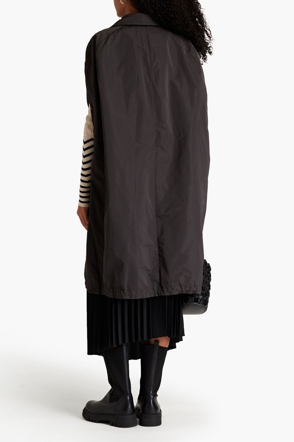 BRUNELLO CUCINELLI Doppelreihige Oversized-Weste aus Shell