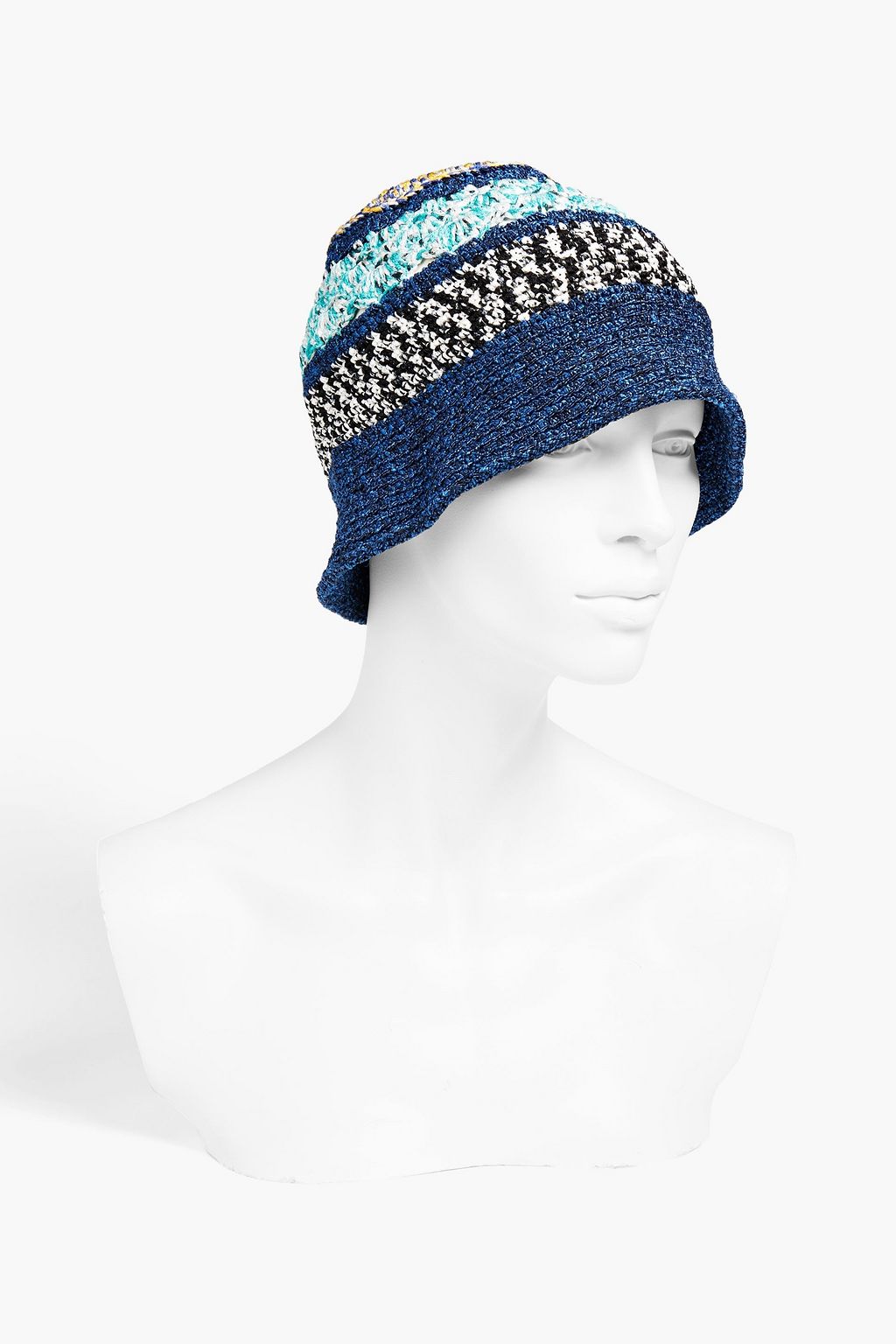 MISSONI Crochet-knit bucket hat