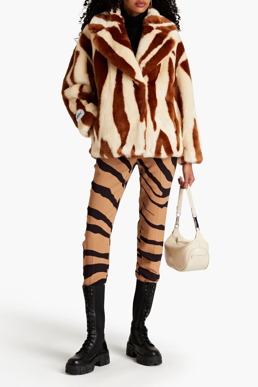 JAKKE. Rita printed faux fur jacket THE