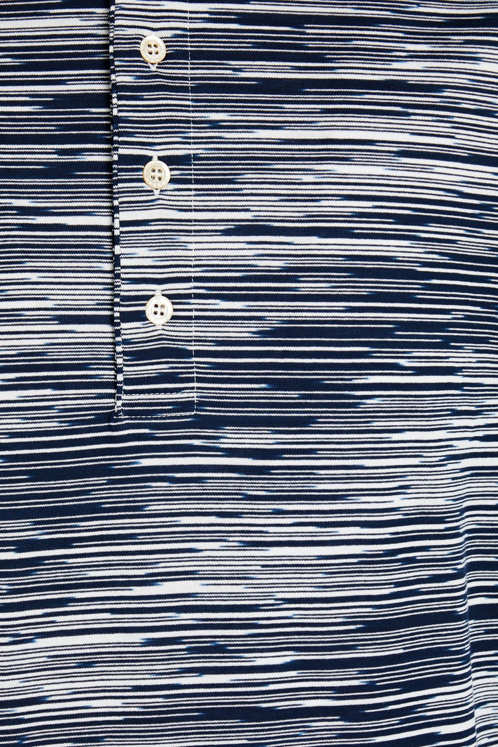 MISSONI Space-dyed cotton-jersey polo shirt
