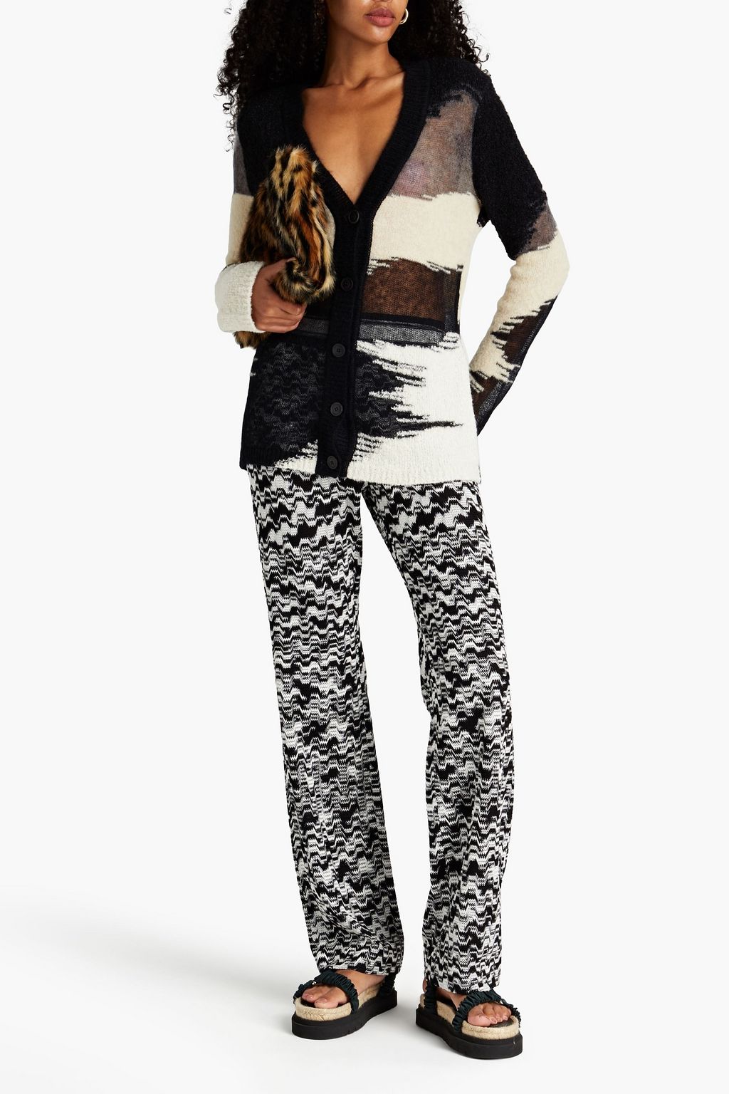 MISSONI Crochet-knit cardigan