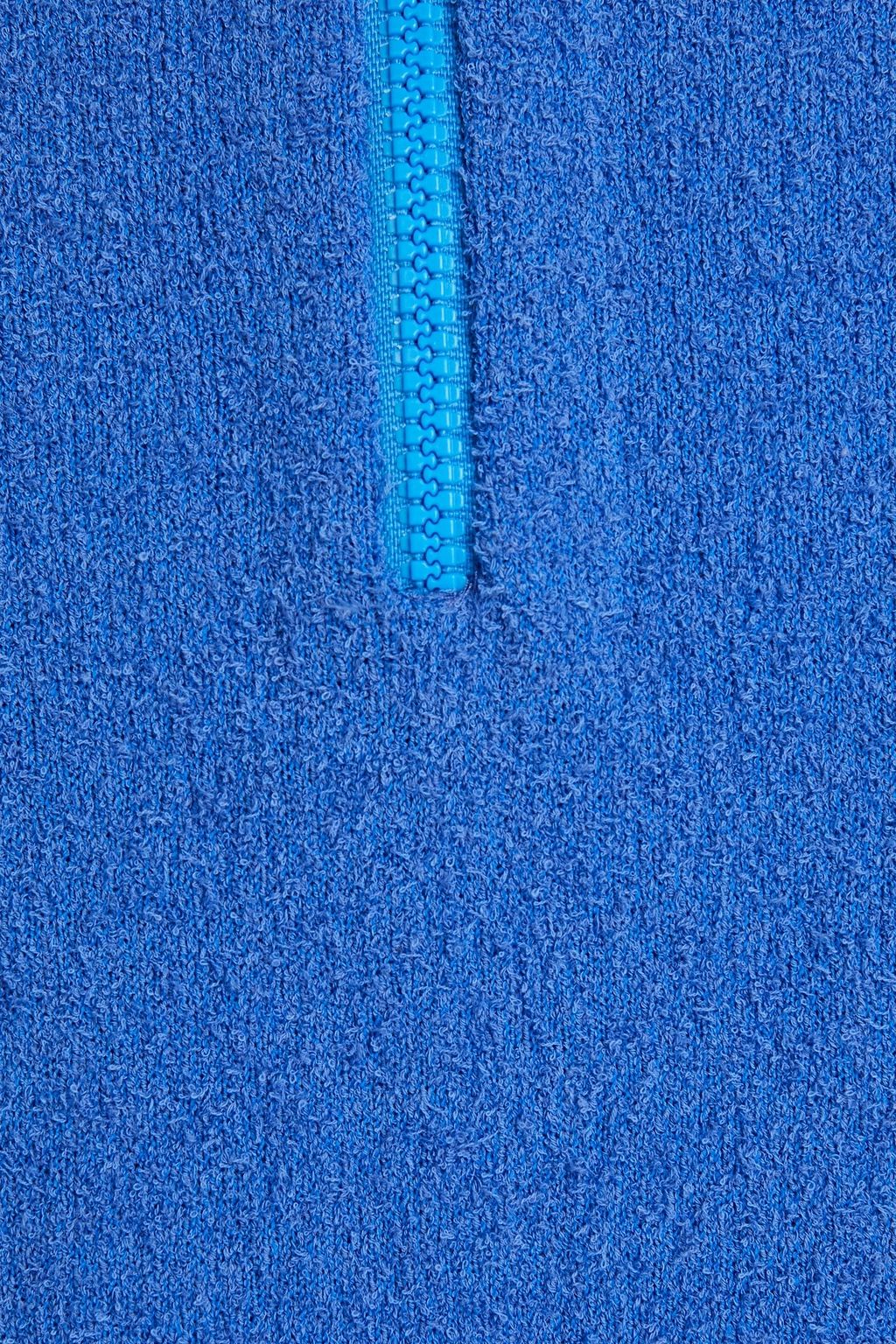MISSONI Paneled mélange bouclé polo shirt