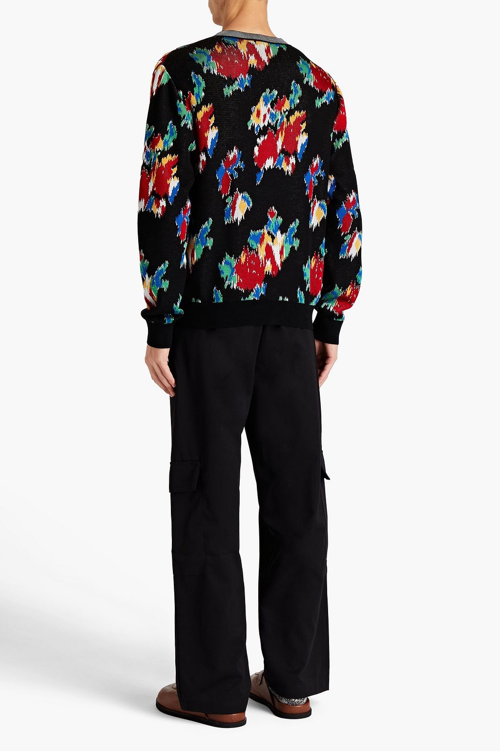 MISSONI Jacquard-knit cotton-blend cardigan
