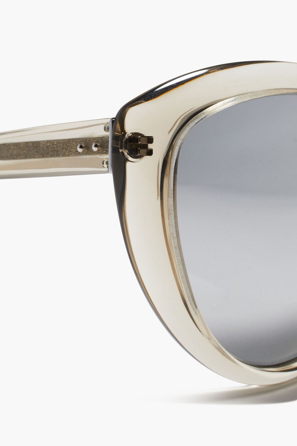LINDA FARROW Oversized cat-eye acetate sunglasses