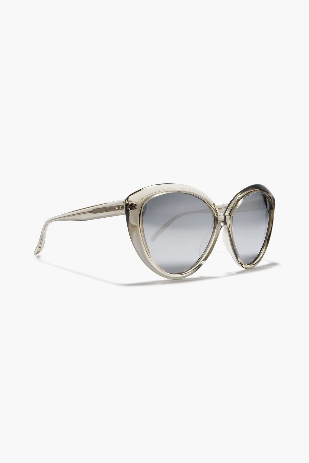 LINDA FARROW Oversized cat-eye acetate sunglasses