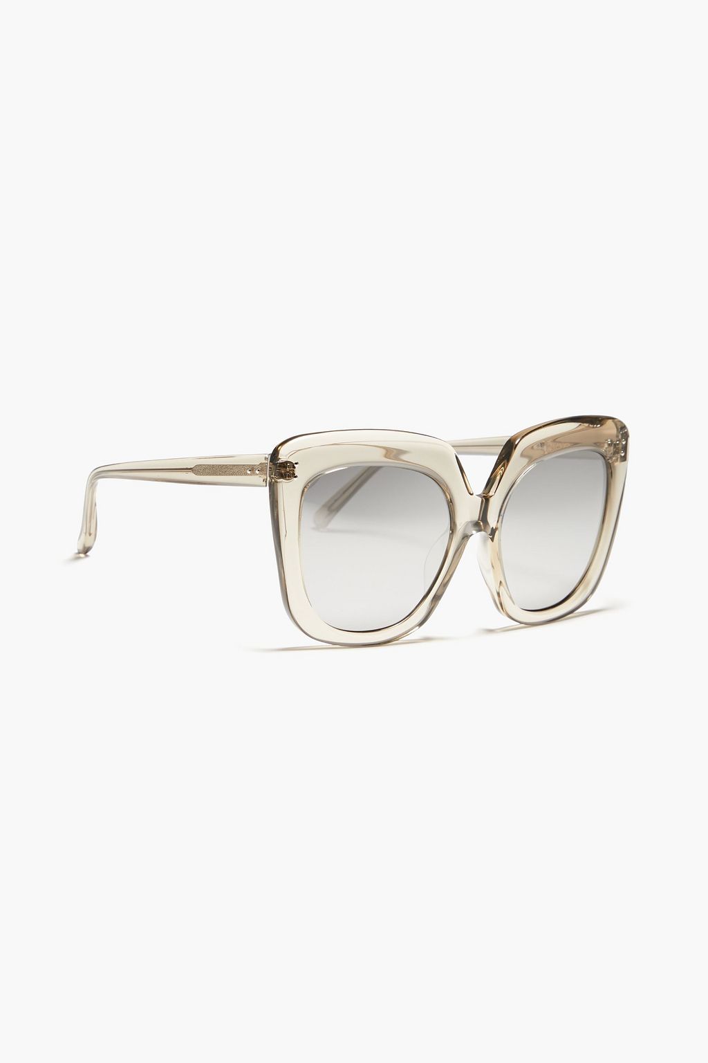 LINDA FARROW Square-frame acetate sunglasses