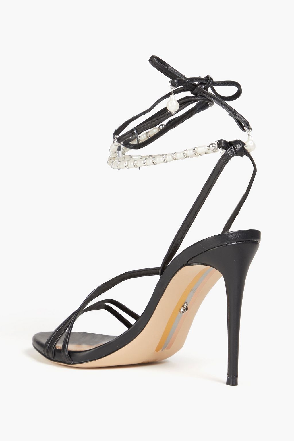 SAM EDELMAN Scarlette embellished leather sandals