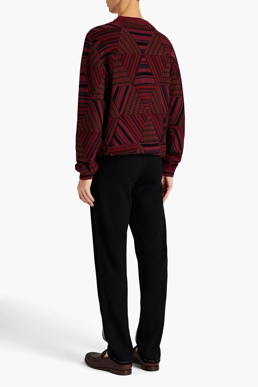 MISSONI Jacquard-knit cotton sweater