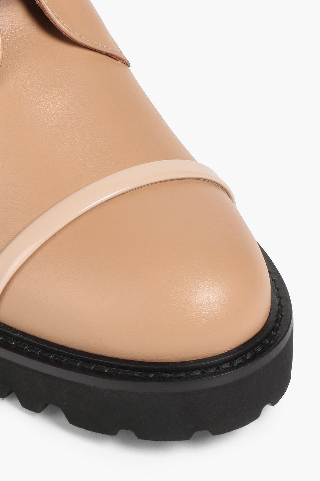 MALONE SOULIERS Bryce メッシュ&レザー コンバットブーツ