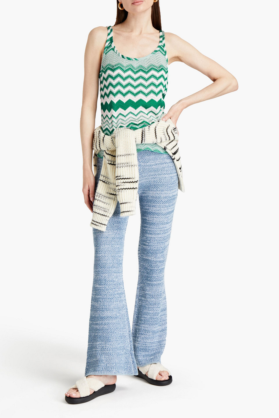 Missoni Crochet-knit Tank