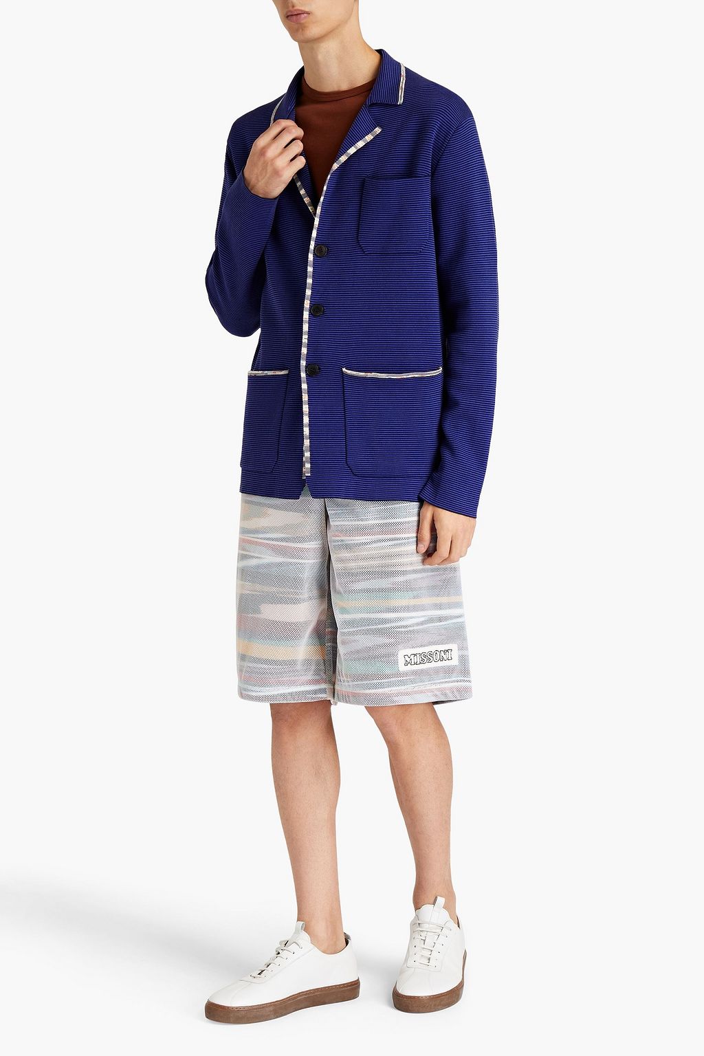 MISSONI Gestreifter Blazer aus Baumwolle