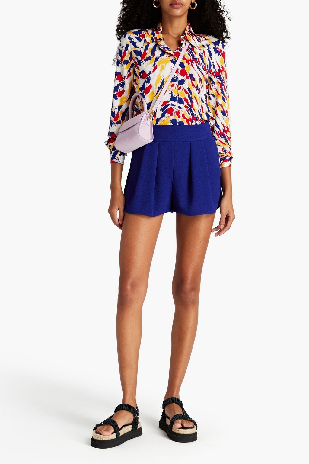 MISSONI Striped knitted shorts
