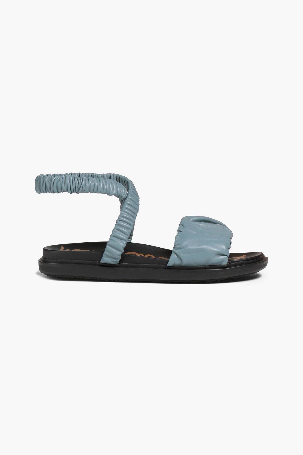 light blue designer sandals