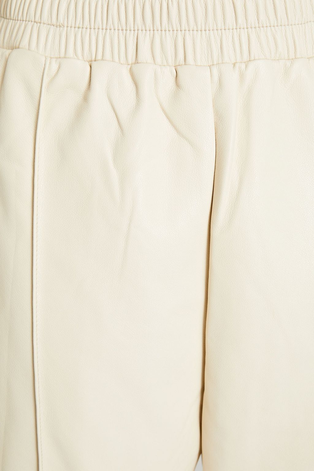 JAKKE. Cropped vegan leather tapered pants