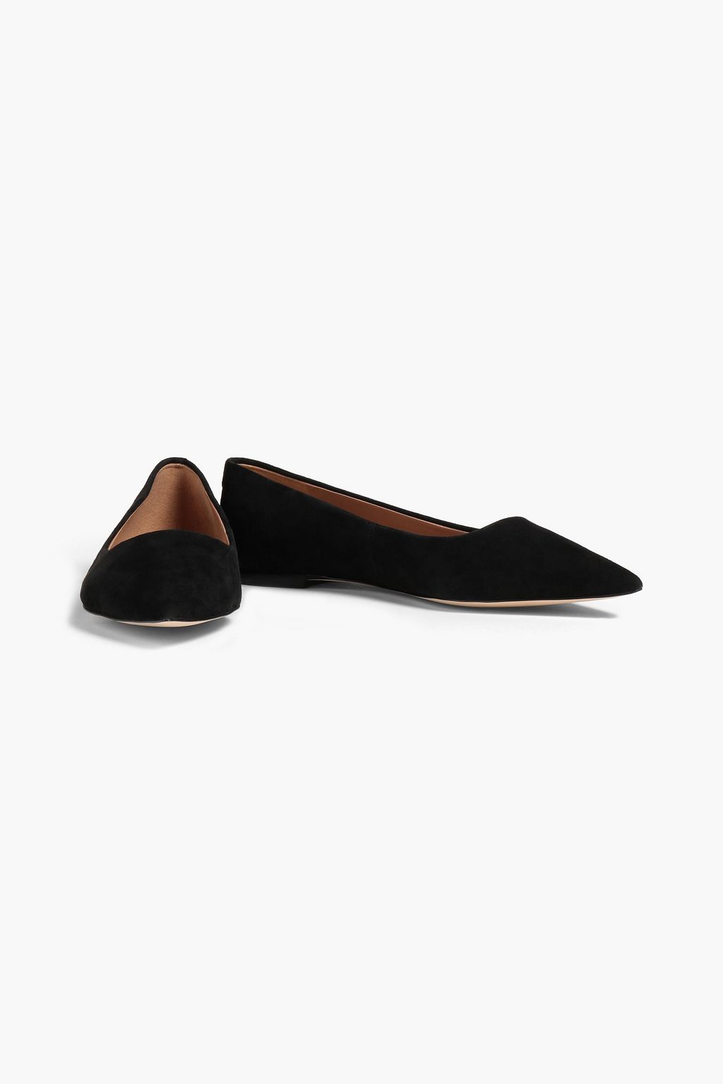 SAM EDELMAN Wanda suede point-toe flats