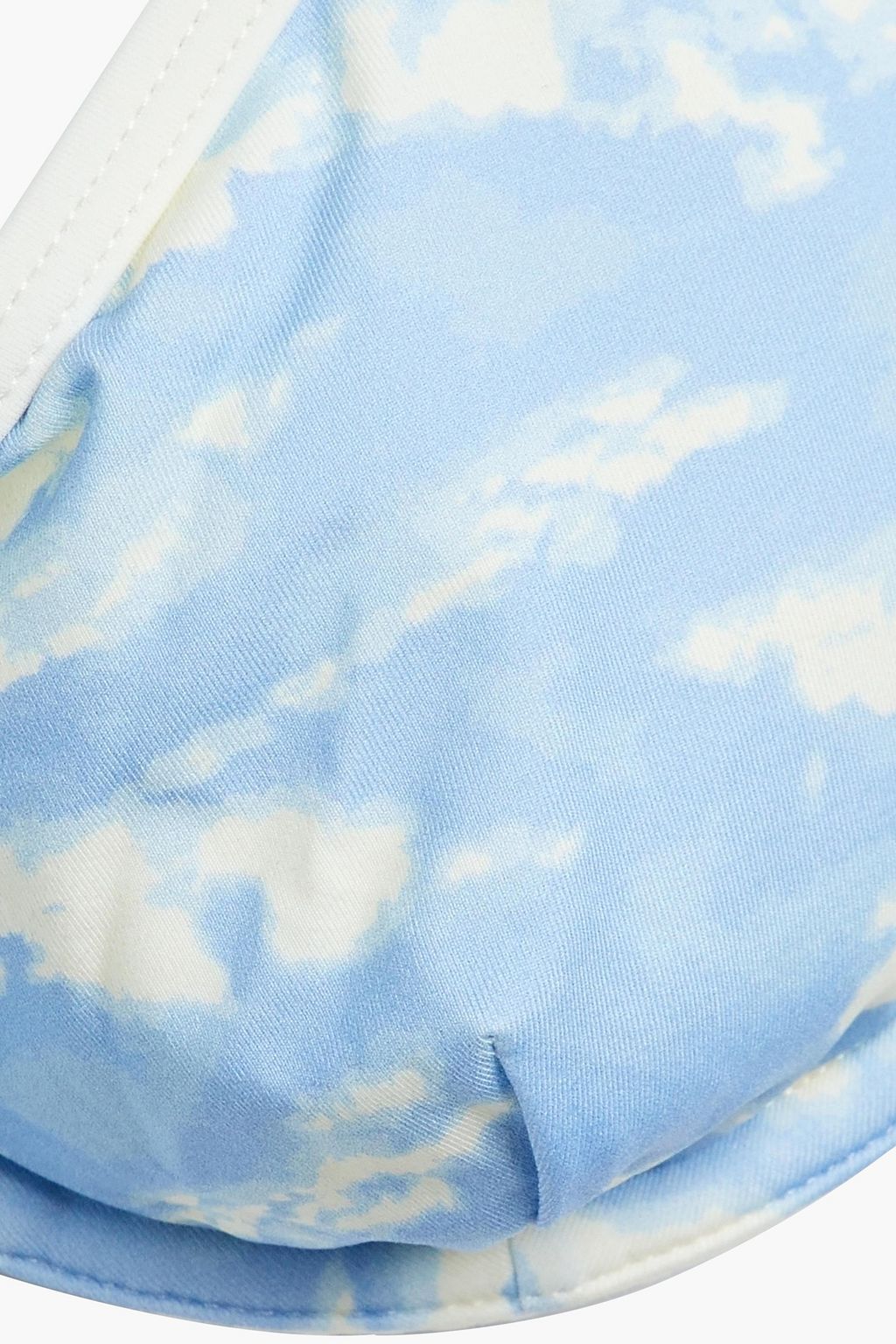 HVN Printed underwired bikini top