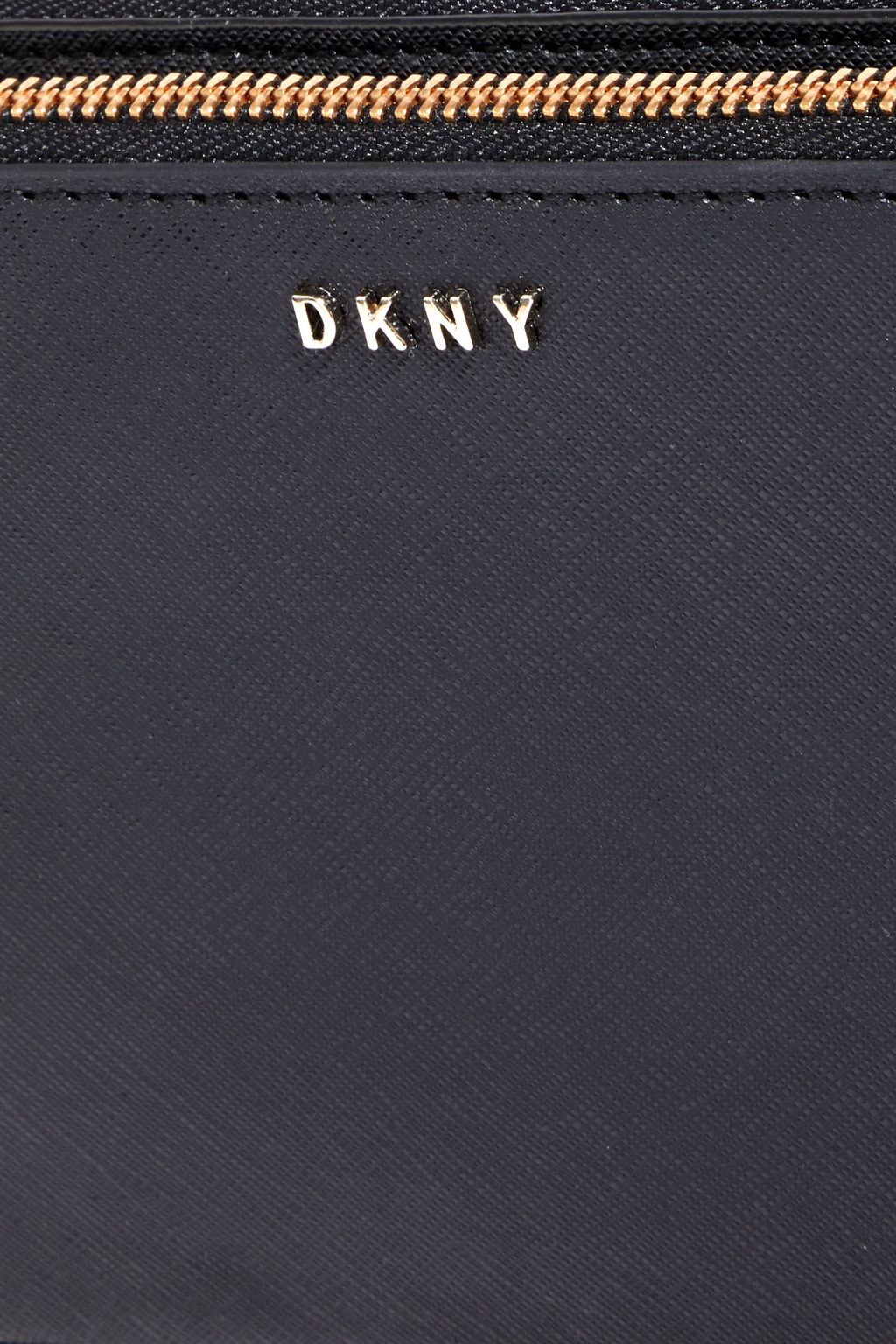 DKNY Veronica faux textured-leather shoulder bag