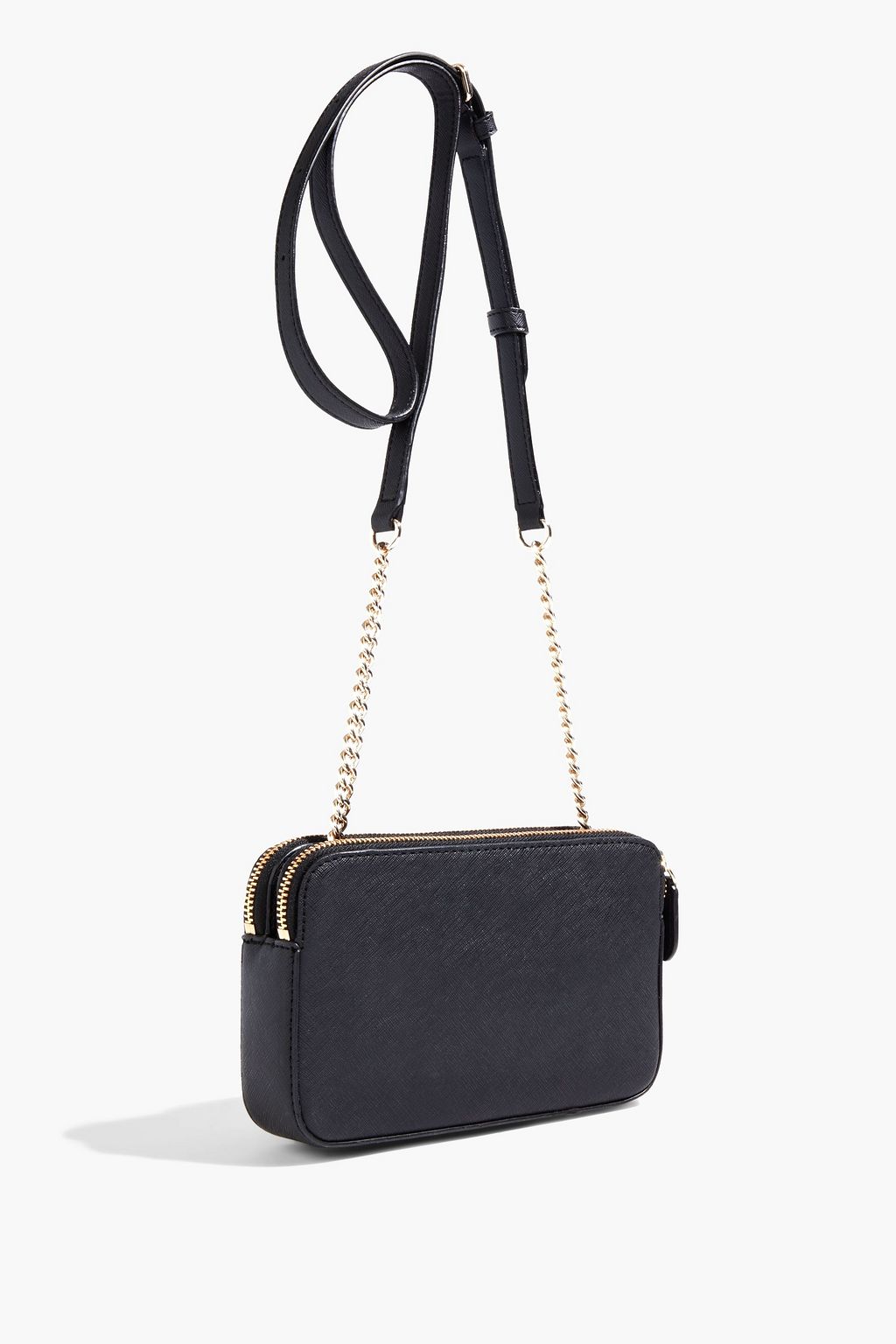 DKNY Veronica faux textured-leather shoulder bag | Sale up to 70% off ...