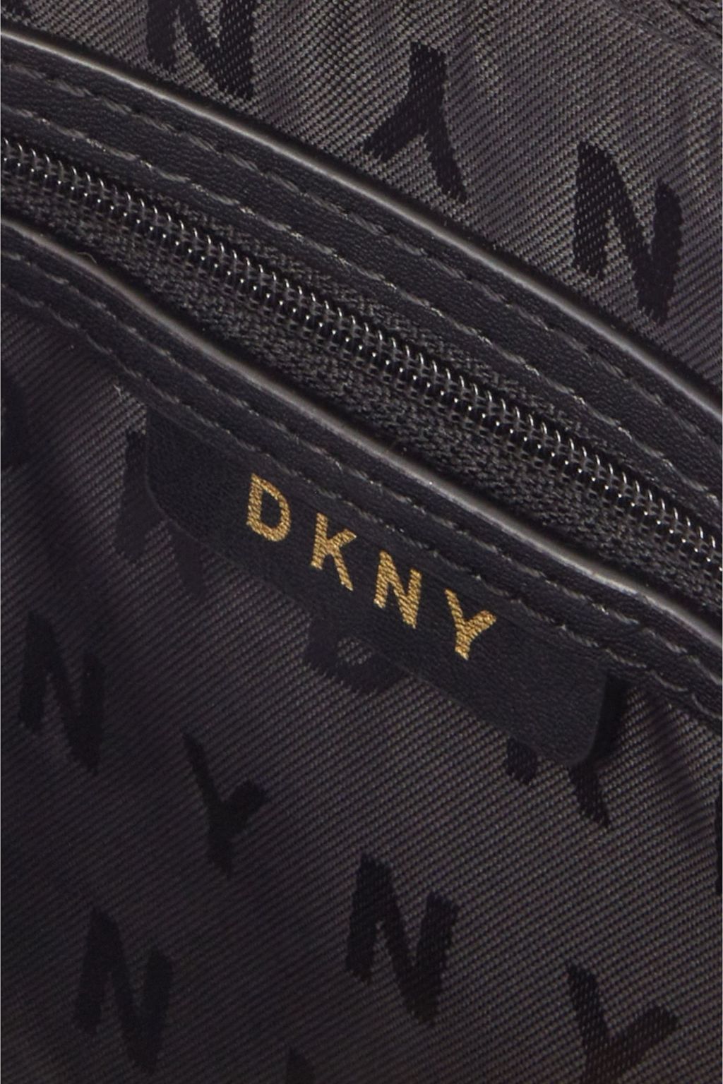 DKNY Veronica faux textured-leather shoulder bag