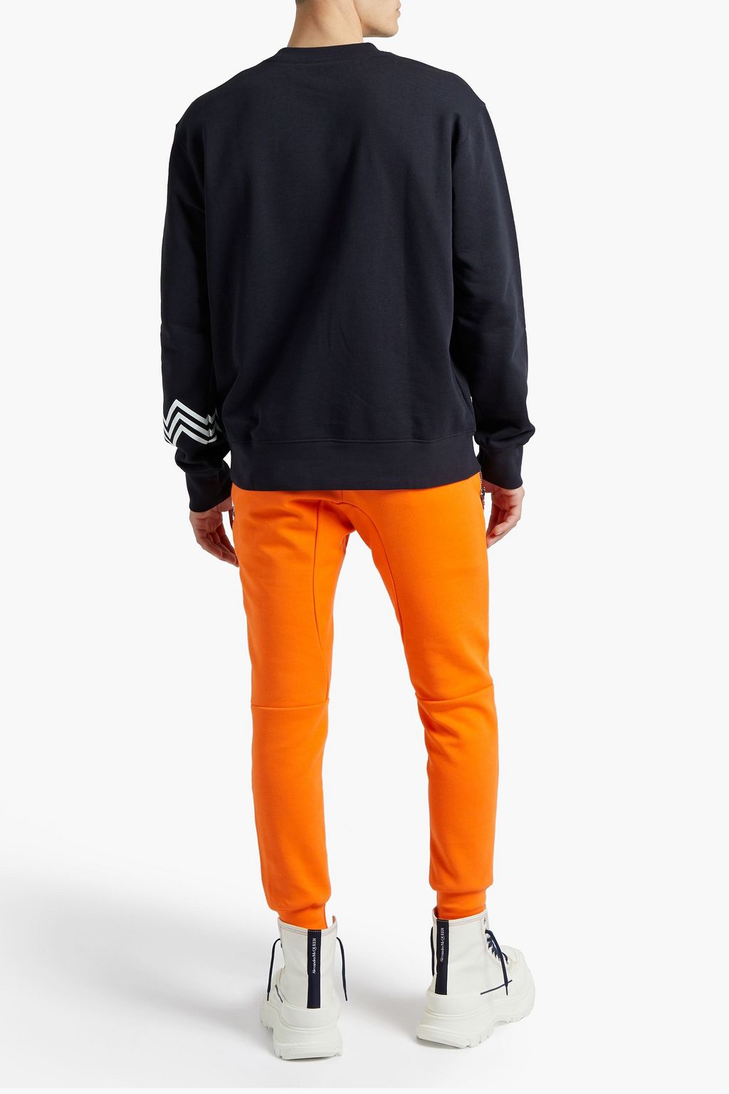 MISSONI Printed French cotton-terry sweatshirt