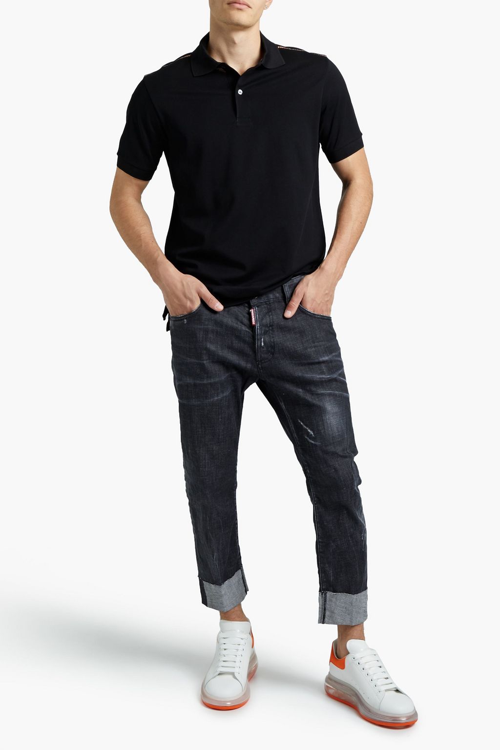 PAUL SMITH Cotton-piqué polo-shirt