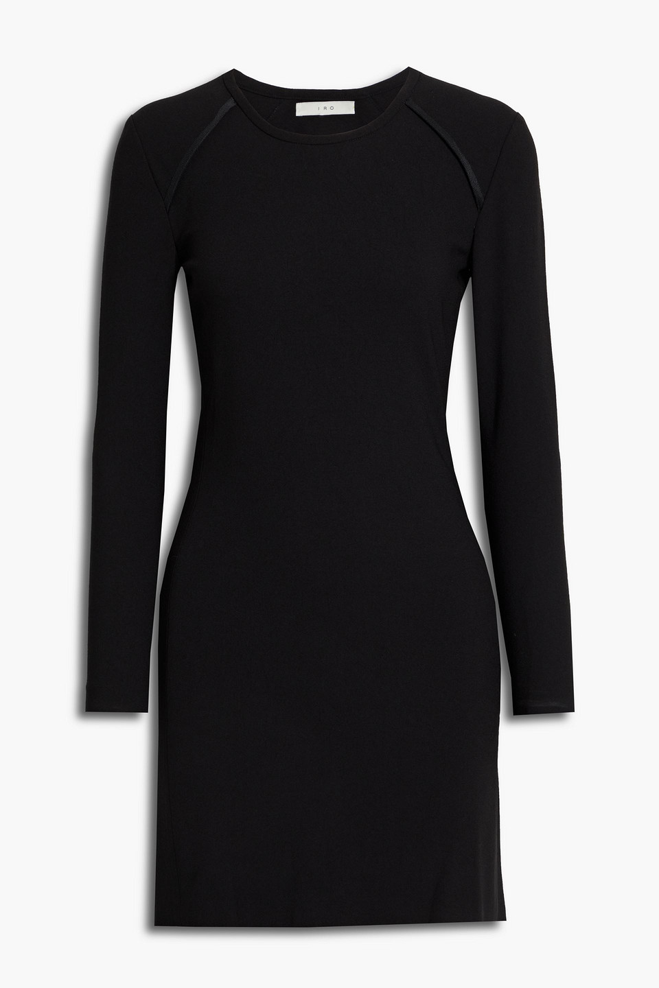 iro - cheryne cutout crepe mini dress - black - fr 36
