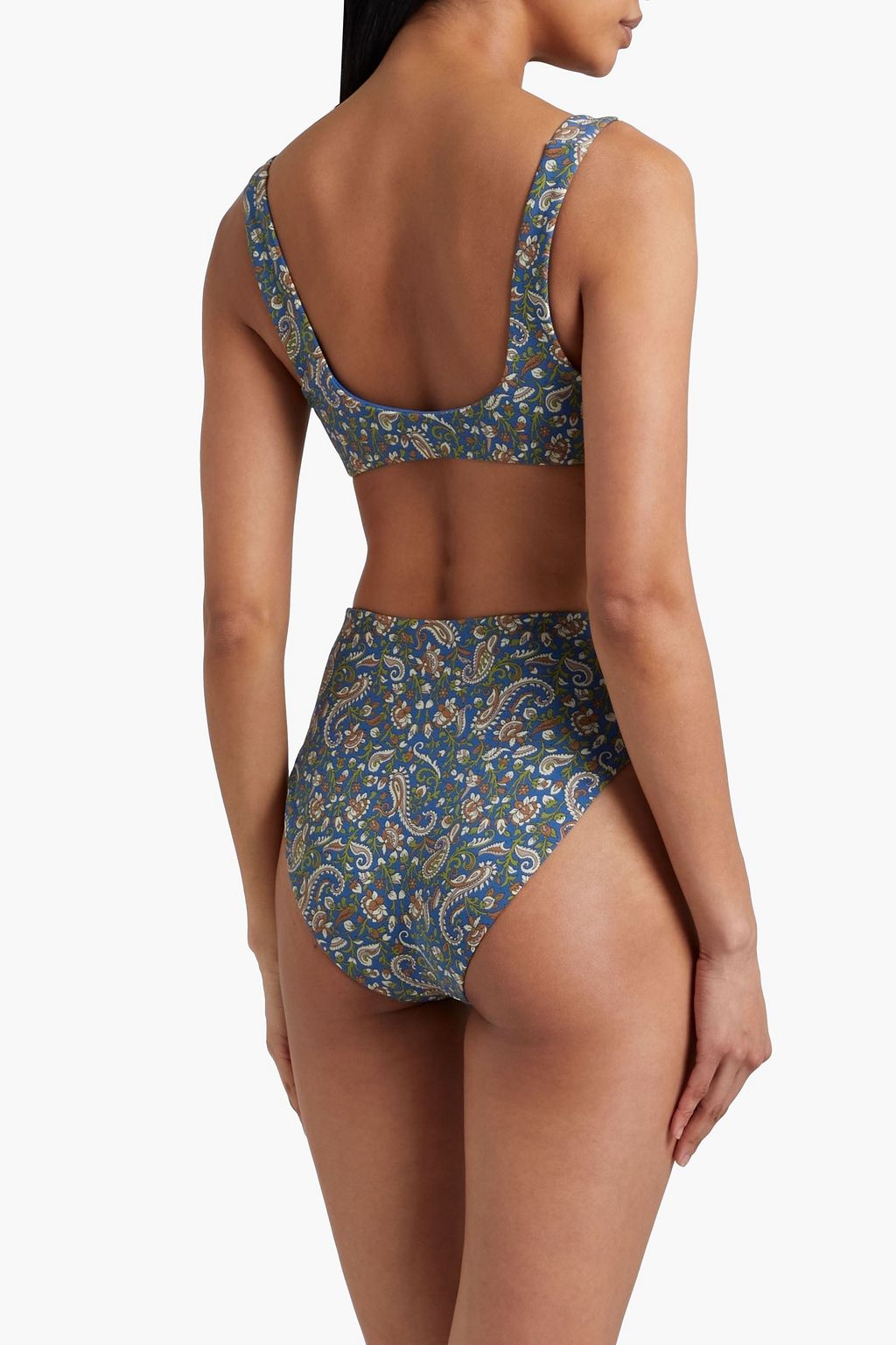 VERONICA BEARD Celeste printed bikini top