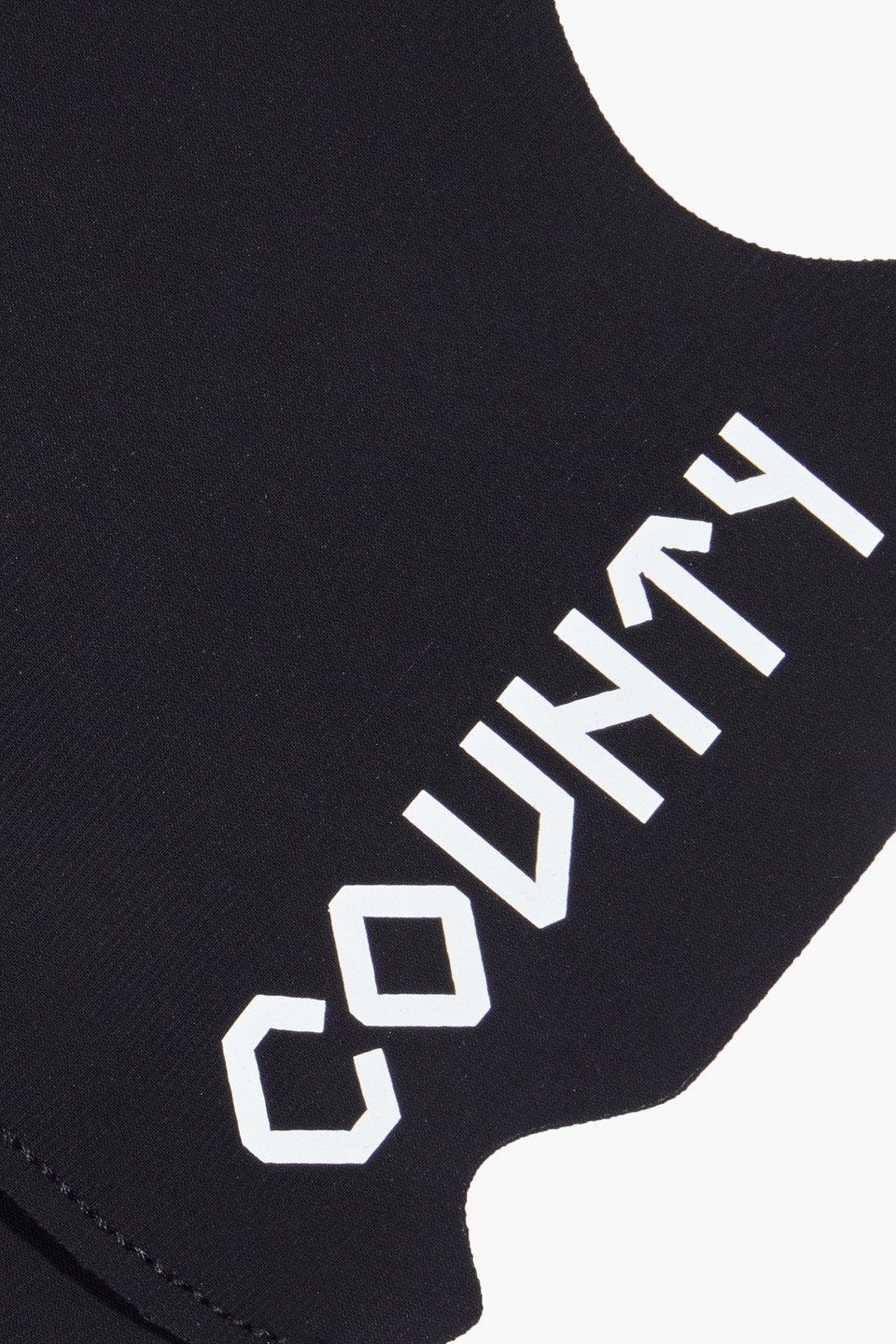 Marcelo Burlon County Of Milan County Navaho Printed Knitted Face Mask In Black