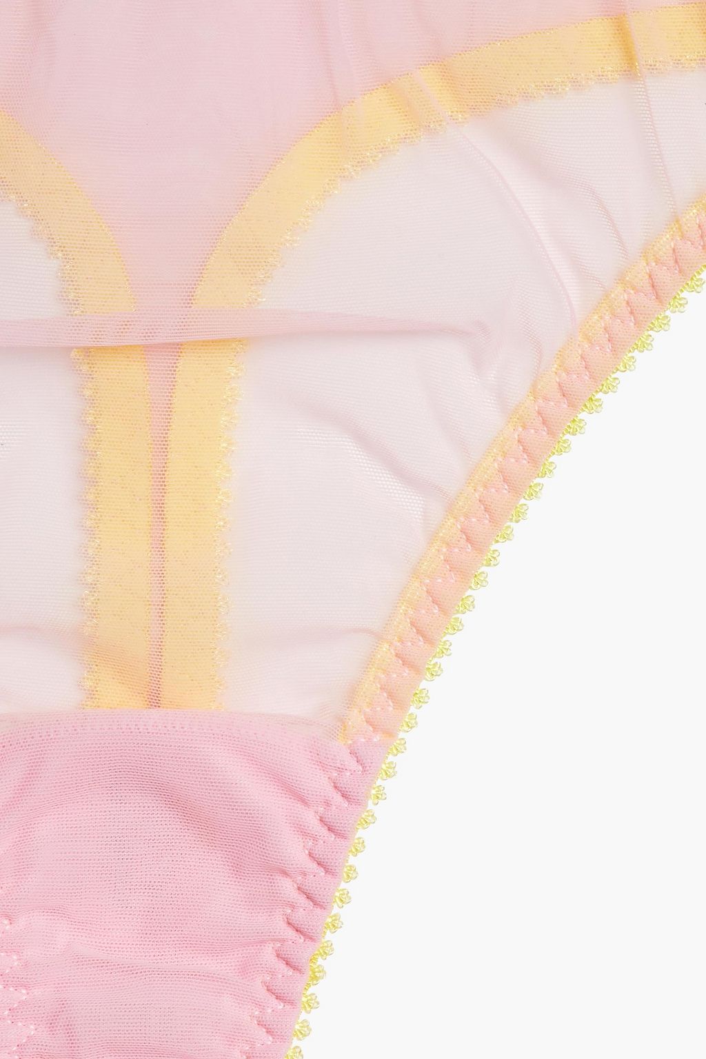 DORA LARSEN Abbie tulle mid-rise thong
