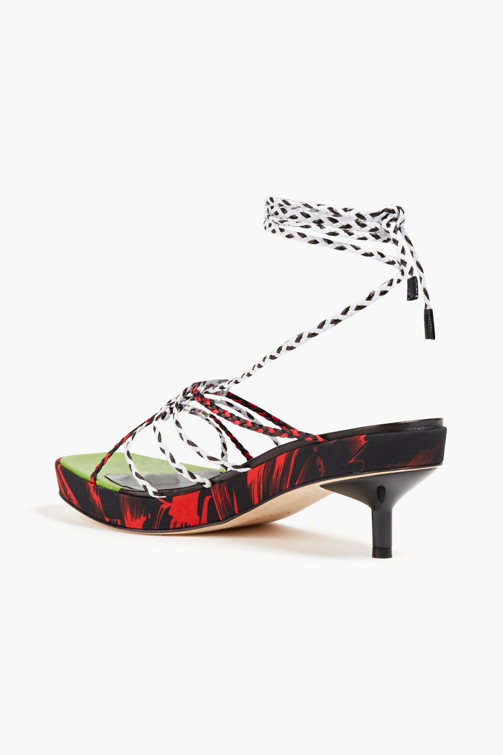 MISSONI Braided leather sandals