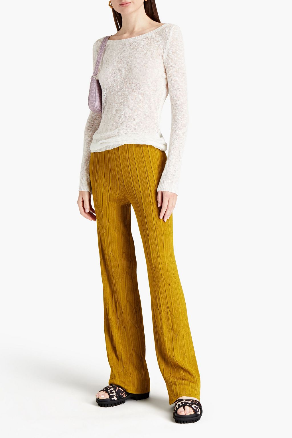 MISSONI Ribbedknit straightleg pants THE