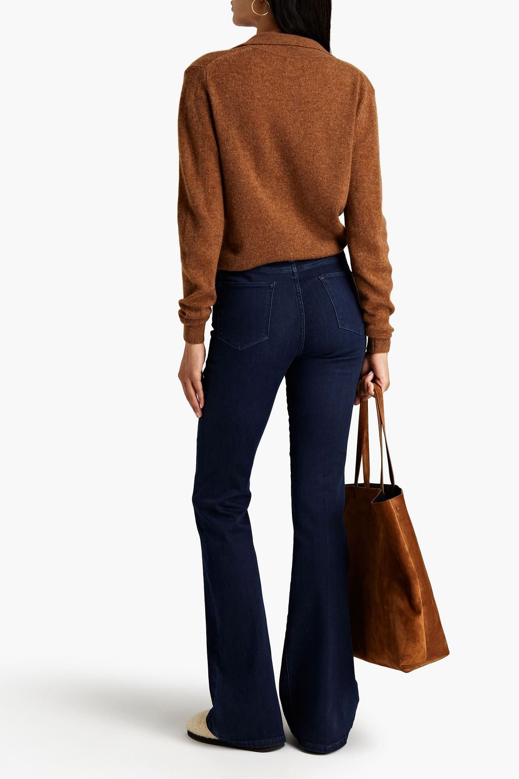 FRAME High-rise flared jeans