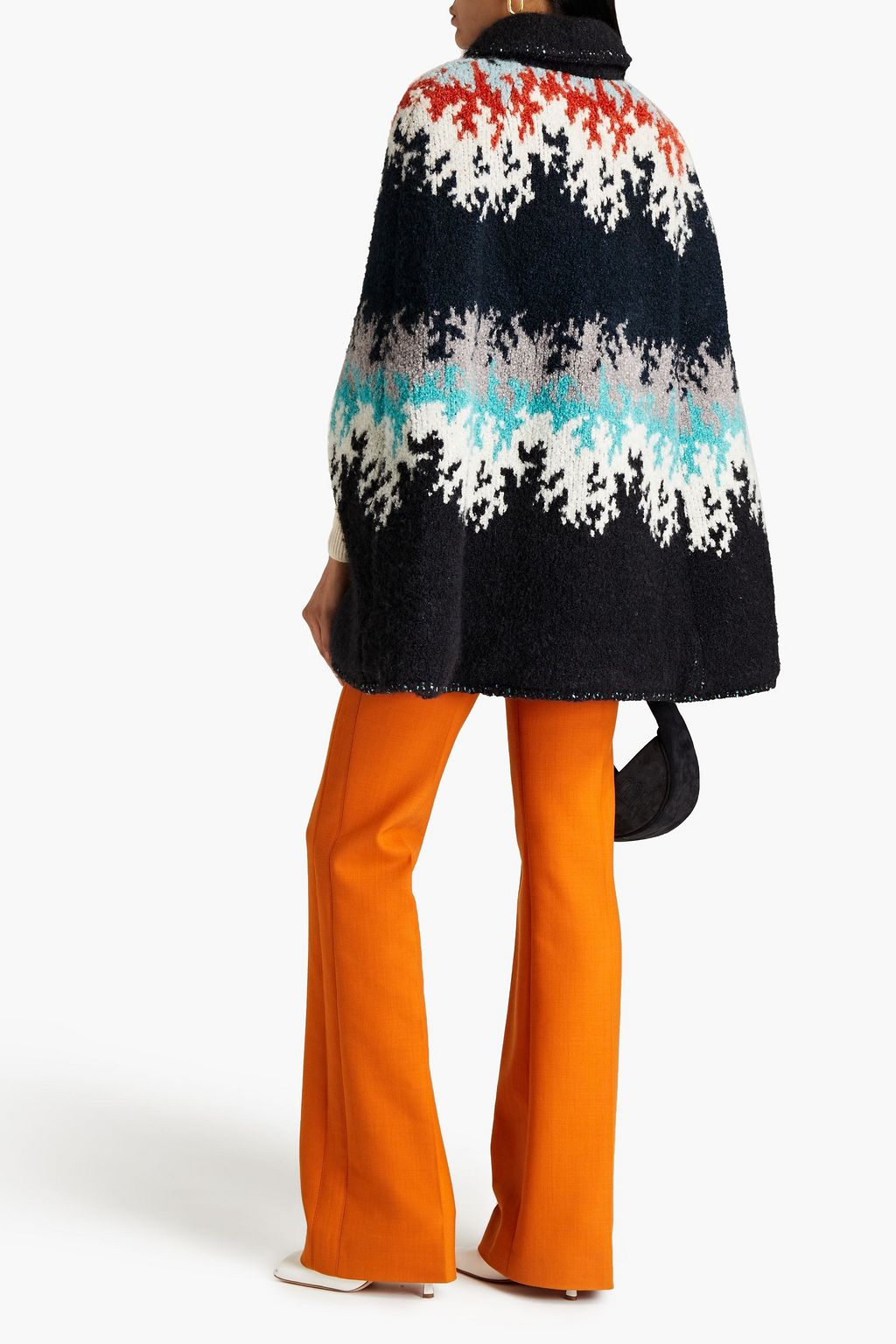 MISSONI Bouclé-knit cape