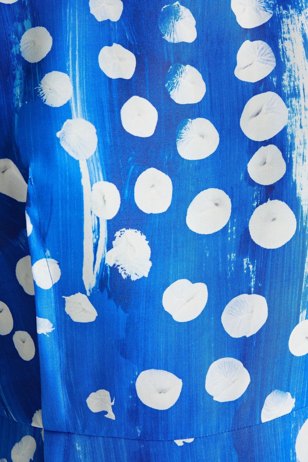MARNI Polka-dot silk-faille midi dress