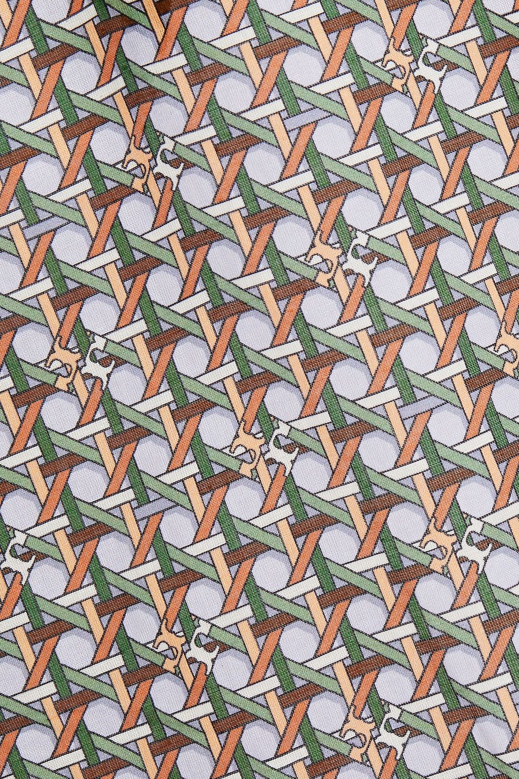TORY BURCH Verziertes Strandkleid aus Baumwoll-Voile mit Print