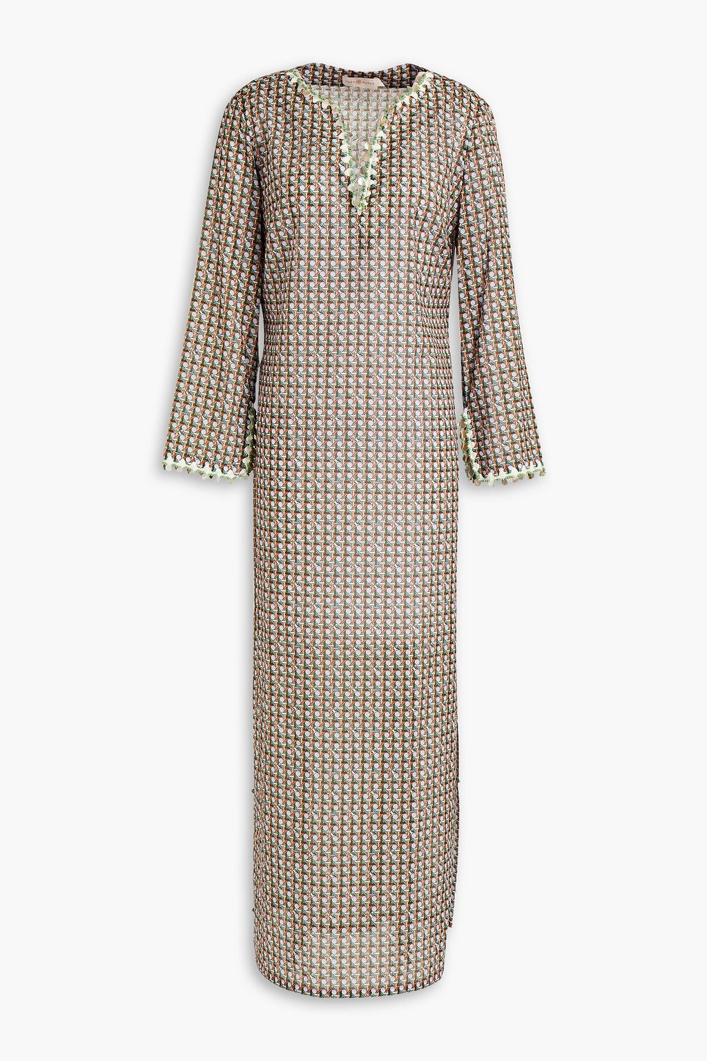 TORY BURCH Embellished printed cotton-voile coverup | Sale up to 70% off | THE OUTNET TORY BURCH Embellished printed cotton-voile coverup | Sale up to 70% off | THE OUTNET