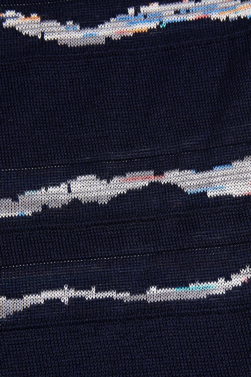MISSONI Crochet-knit cotton scarf