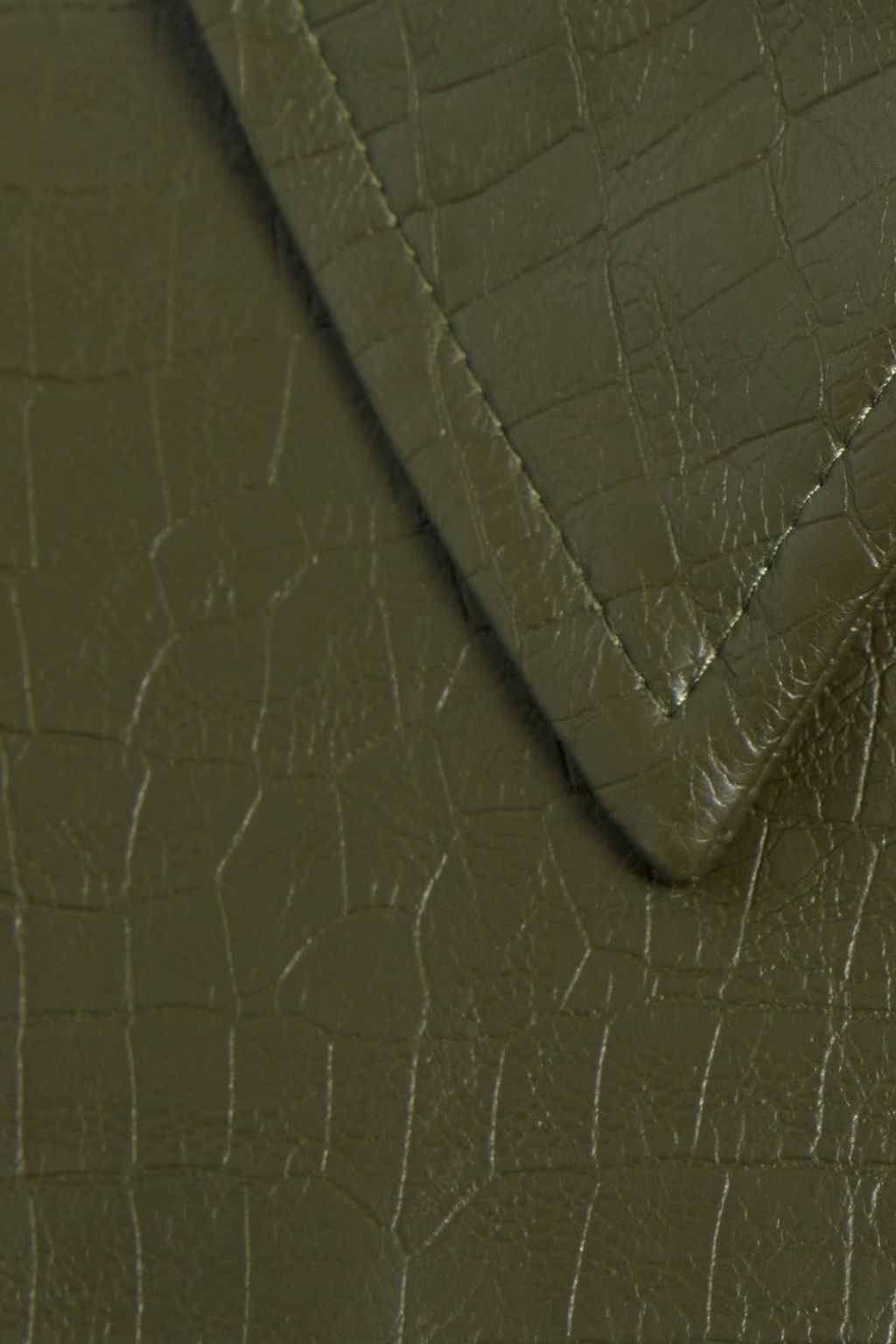 SAMSØE Φ SAMSØE Novah belted faux croc-effect leather shirt