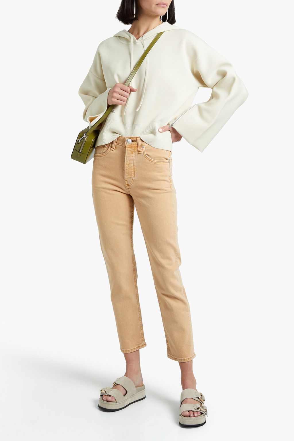 RAG & BONE Maya cropped high-rise slim-leg jeans