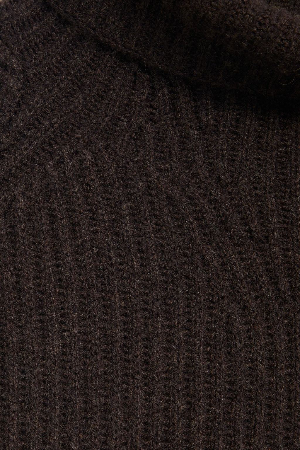 RAG & BONE リブ編みメランジカシミヤ タートルネックセーター
