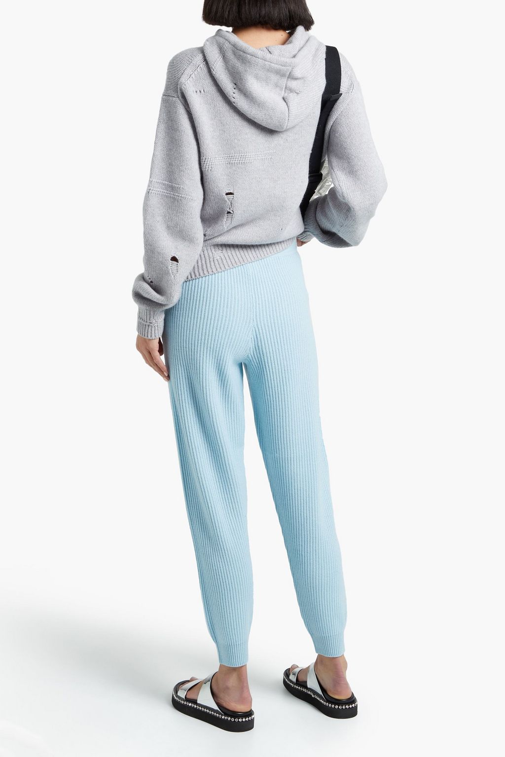 RAG & BONE Pierce ribbed cashmere track pants
