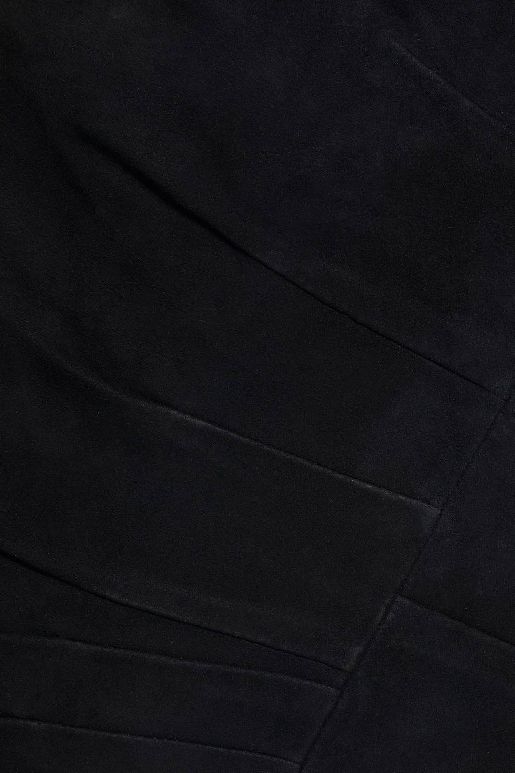 IRO Caray gathered suede mini skirt
